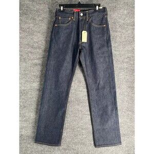 Levi's Men's 501 150th Anniversary Shrink to Fit Selvedge Jeans Blue 28W x 32L